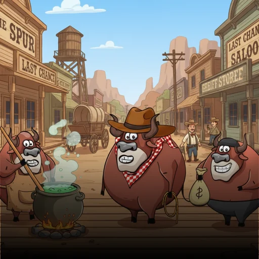 L'artwork del cowboy di Bourloto
