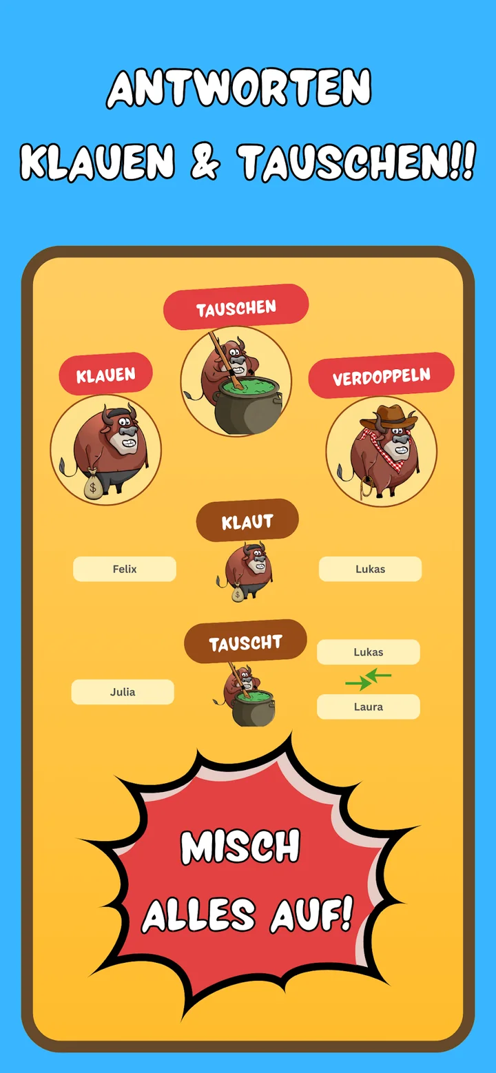 Die Boosts Steal und Swap in Bourloto