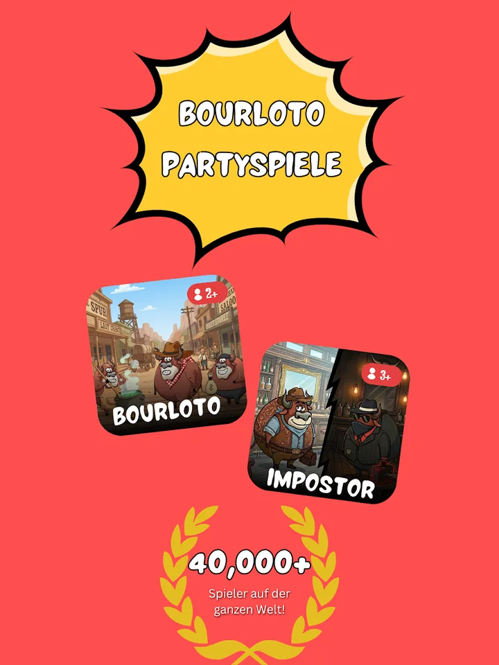 Überblick über die Bourloto Partyspiele