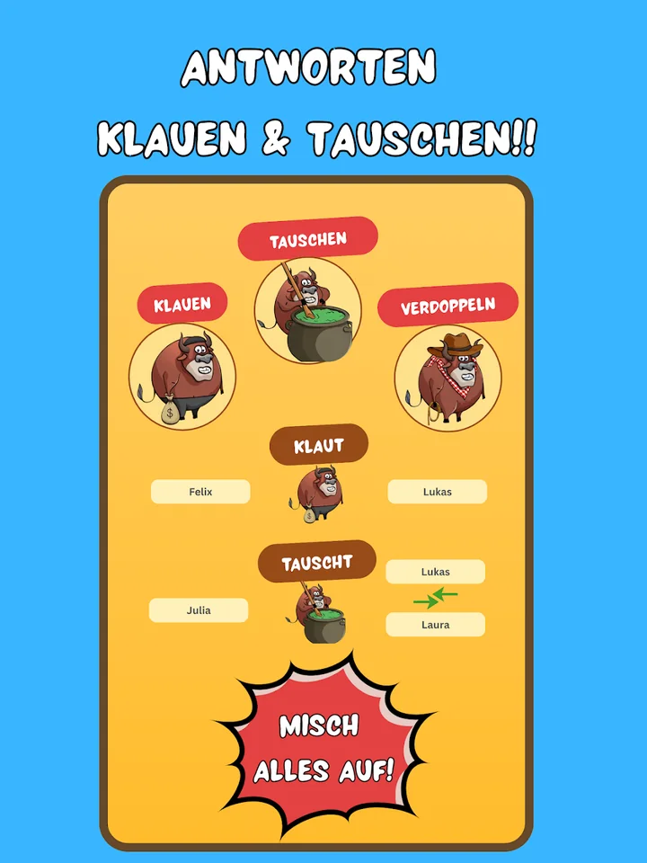 Boost-Bildschirm in Bourloto