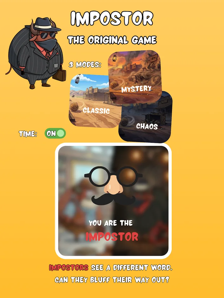 Impostor role reveal screen